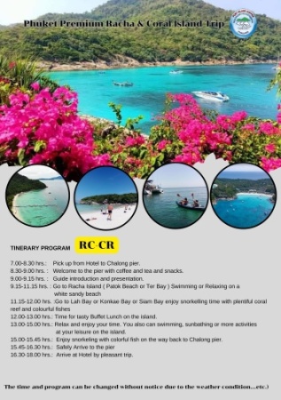 Phuket Premium Racha & Coral Island  Trip